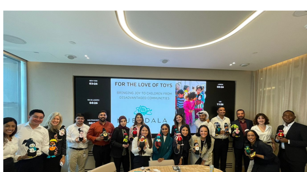 Mubadala Dubai Team Building Making Toys for Children in Need